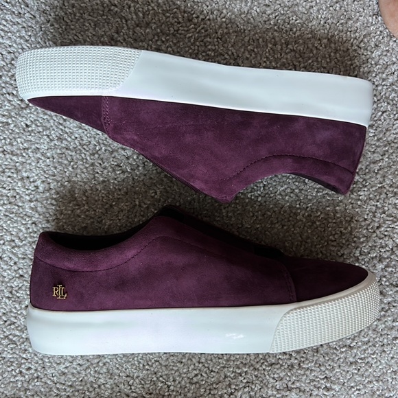 Lauren Ralph Lauren Shoes - RALPH LAUREN SUEDE SNEAKERS SHOES SIZE 7 BRAND NEW